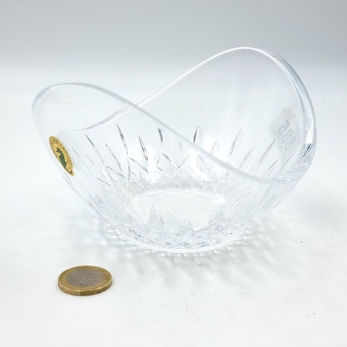 885 - A beautiful vintage Lismore pattern Waterford Crystal fruit bowl, featuring the iconic Lismore cut d... 