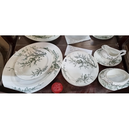 598 - Star Lot - A lovely selection of eleven pieces of late nineteenth century George Jones & Sons fine b... 