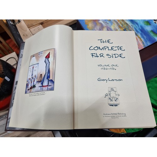 727 - A set of two hardback books titled 'The Complete Far Side' Volumes I (1980-1986) and II (1987-1994) ... 