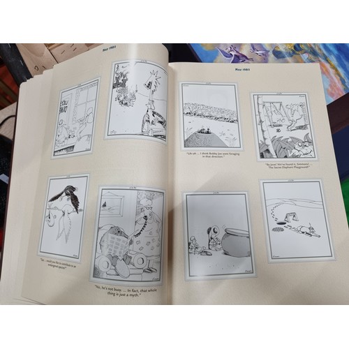 727 - A set of two hardback books titled 'The Complete Far Side' Volumes I (1980-1986) and II (1987-1994) ... 