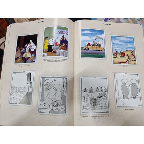 727 - A set of two hardback books titled 'The Complete Far Side' Volumes I (1980-1986) and II (1987-1994) ... 