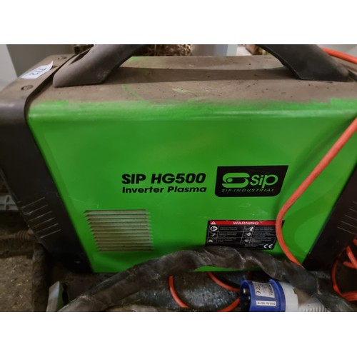 772 - Star Lot : A SIP HG500 Inverter Plasma model no. 05787 for cutting through hard metals such as steel... 