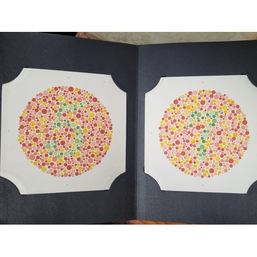 825 - An unusual optometrists book titled ''Tests for Colour-Blindness'' by author S. Ishihara. Published ... 