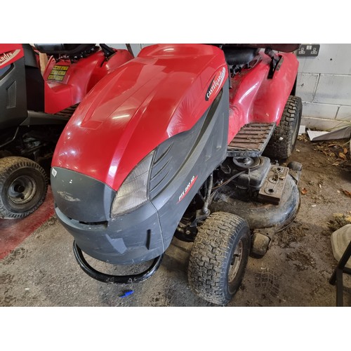 765 - Star Lot : A Castle Garden PTX 220 HD ride on lawn mower with seven cutting heights.  This one start... 