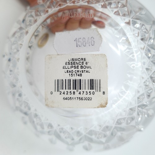 885 - A beautiful vintage Lismore pattern Waterford Crystal fruit bowl, featuring the iconic Lismore cut d... 