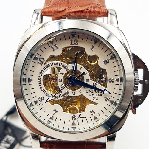 891 - Star lot - A brand new Emporio Limited men's wristwatch from the Milano Collection. Model 988B. A ha... 