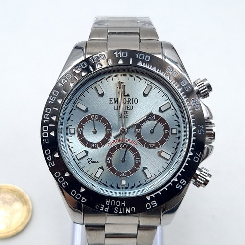 892 - Star lot - A brand new Emporio Limited men's chronograph wristwatch from the Roma Collection. Model ... 