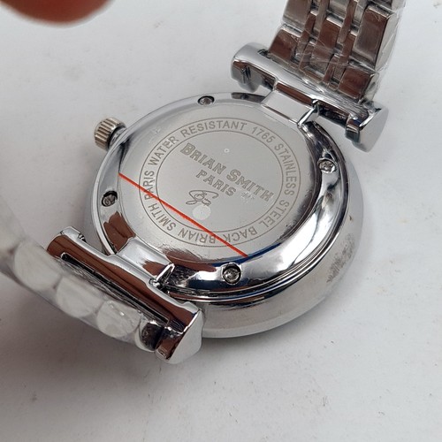 893 - Star Lot - A brand new Brian Smith Paris  ladies' wristwatch. Designed in the Paris series with stai... 