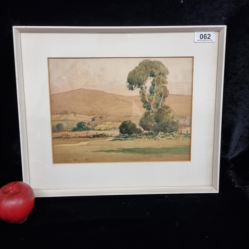 62 - Star Lot: A vintage watercolour on paper painting titled 'From Glengormley, Co. Antrim' by the Irish... 