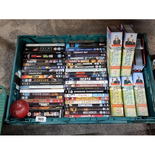 905 - A huge collection of DVDs including six boxset collections of 