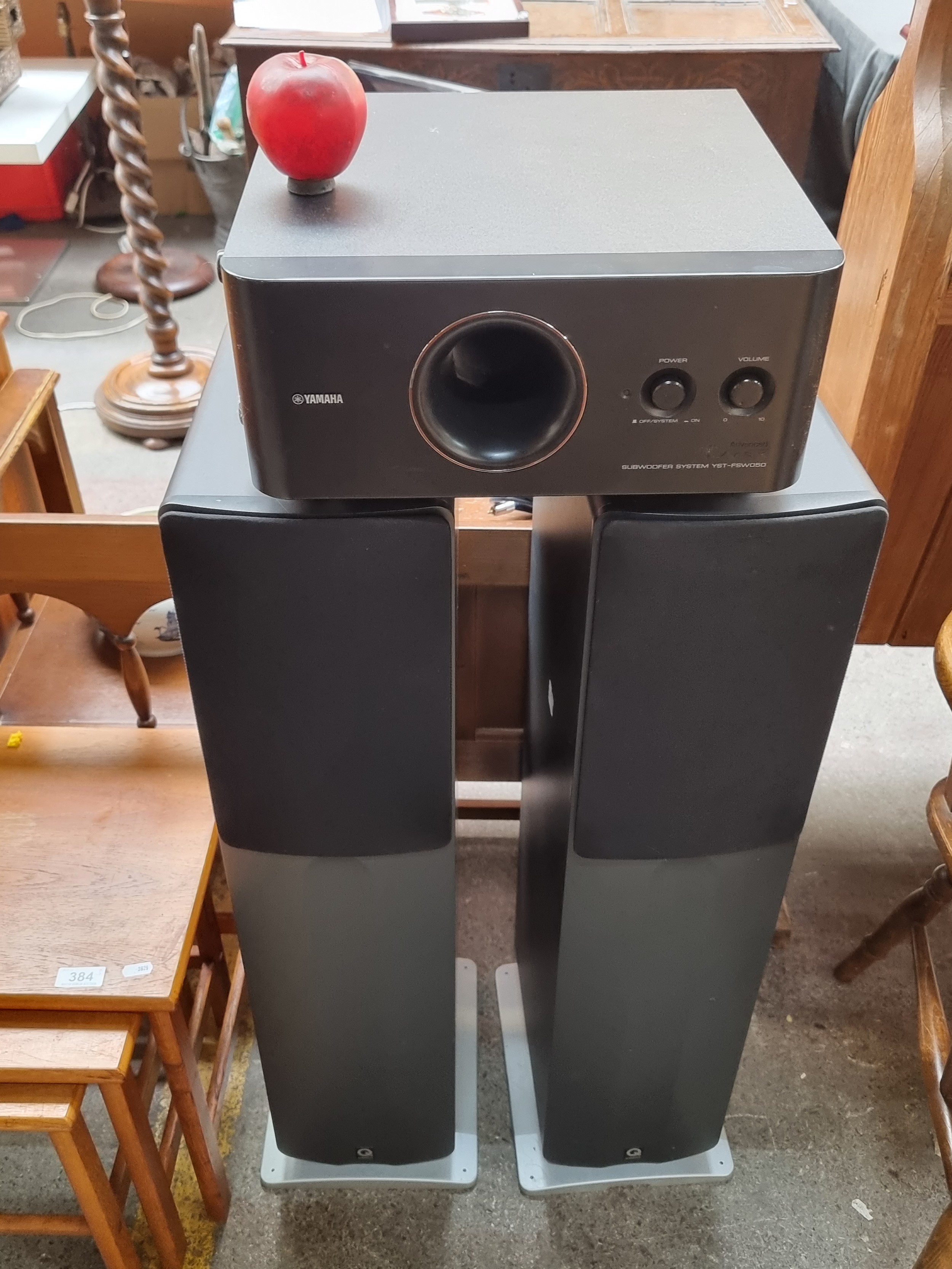 Shops yamaha subwoofer fsw050