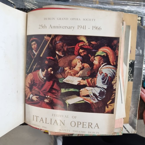 901 - A binder filled with vintage programmes from the Festival of Italian Opera including programmes dati... 