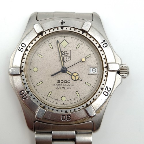 Star Lot An original Tag Heuer professional water resistant