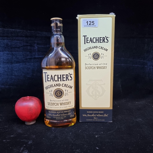 125 - A sealed 70cl bottle of Teacher's Highland Cream Blended Scotch Whisky. Aromas of pear and sherry ma... 