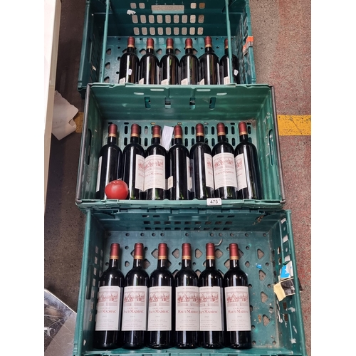 475 - Nineteen sealed bottles of 2005 Chateau Haut-Madrac French red wine.  (19 bottles of wine. )