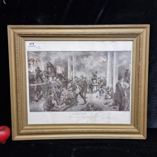 78 - A vintage print of a painting originally by the artist W.A. Faget titled 