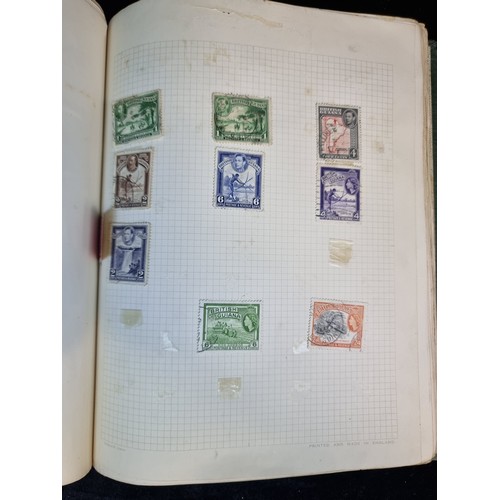 187 - An excellent vintage stamp album of International interest. Including some early Irish examples inc ... 