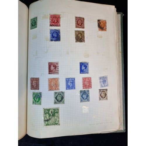 187 - An excellent vintage stamp album of International interest. Including some early Irish examples inc ... 