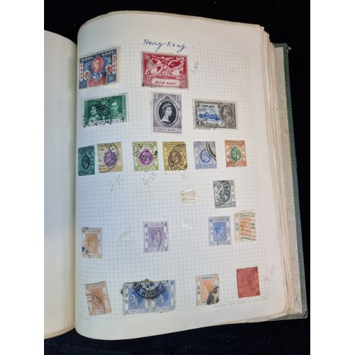 187 - An excellent vintage stamp album of International interest. Including some early Irish examples inc ... 