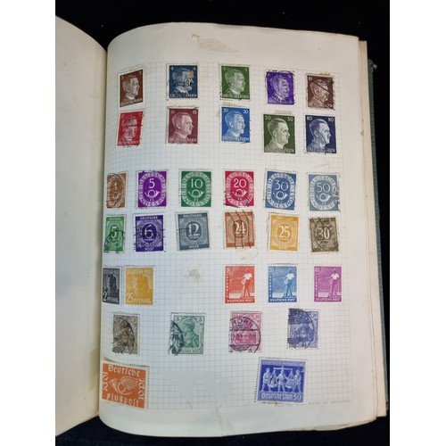 187 - An excellent vintage stamp album of International interest. Including some early Irish examples inc ... 