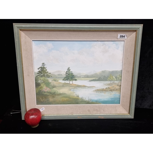 94 - A vintage original Mildred Weekes oil on board painting titled 