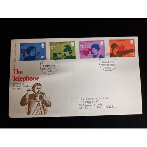 246 - A box containing approx. 75 first day covers with Irish and English examples. Along with a film cani... 