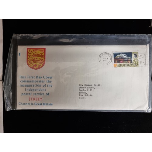 246 - A box containing approx. 75 first day covers with Irish and English examples. Along with a film cani... 