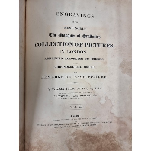 139 - Two large antique hardback books titled 