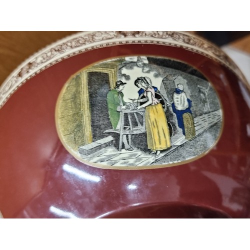 205 - A beautiful 19th century  Adams 'Cries of London' ceramic bowl. In very good condition.