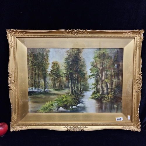 63 - Star Lot: A large original Mattie Waugh oil on canvas painting titled 