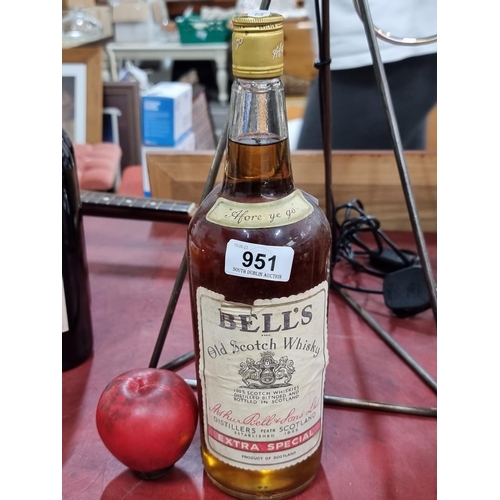 951 - Star Lot : A sealed 113.6cl bottle of c. 1970s Bell's Extra Special Old Scotch Whisky.