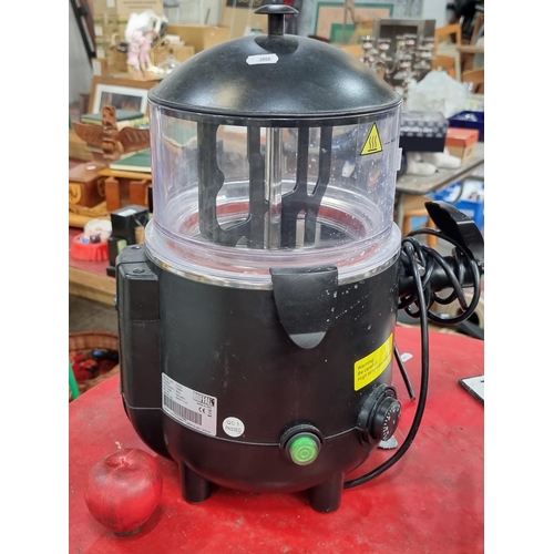 962 - Star lot : A 5l Buffalo branded commercial  hot chocolate dispenser. Model CN219. Voltage 220-240V. ... 