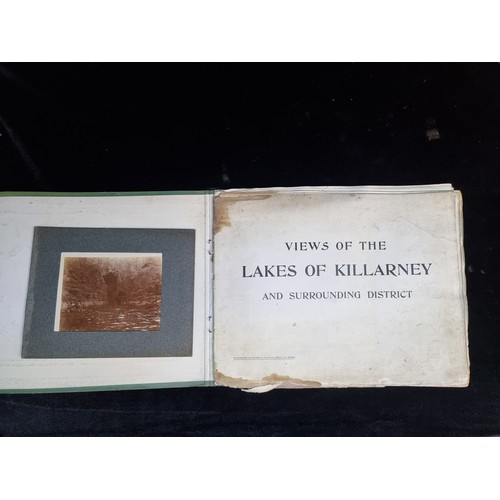 164 - Four antique books of geographical interest. Including ''Views of Glasgow'' and ''Lakes of Killarney... 