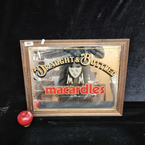 67 - A bar / pub mirror advertising the Irish brewed McArdle's - 