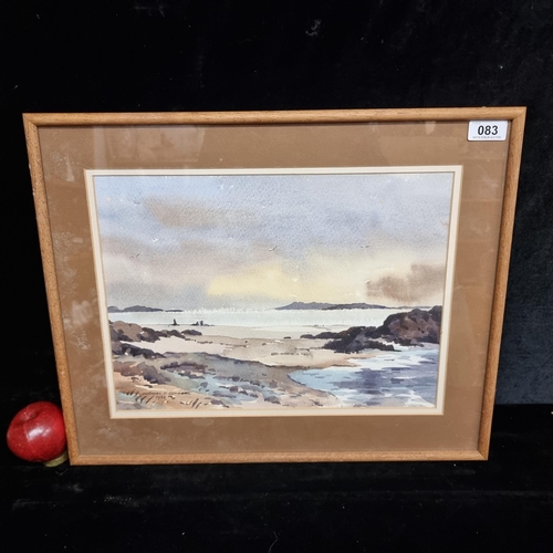 83 - A vintage original Cormac O'Connor (b.1928 - d.1998) watercolour on paper painting dating to 1983. F... 