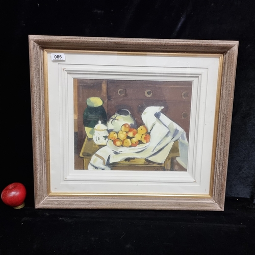 86 - An original oil on board painting after a work titled 