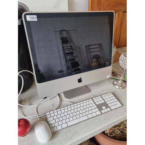 1002 - Star Lot - An Apple iMac 2210 desktop computer. Recently serviced and refurbished with a 256GB solid... 