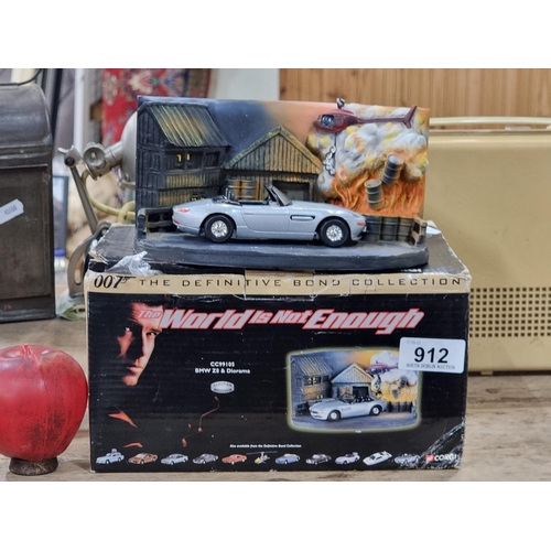 912 - A diorama from the James Bond movie The World Is Not Enough. In original branded packaging and box. ... 