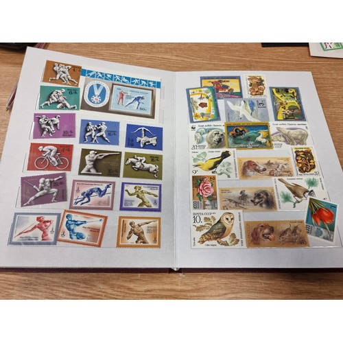 620 - A good mounted collection of modern USSR mint commemoratives, of mainly 1970s issues. Includes sheet... 