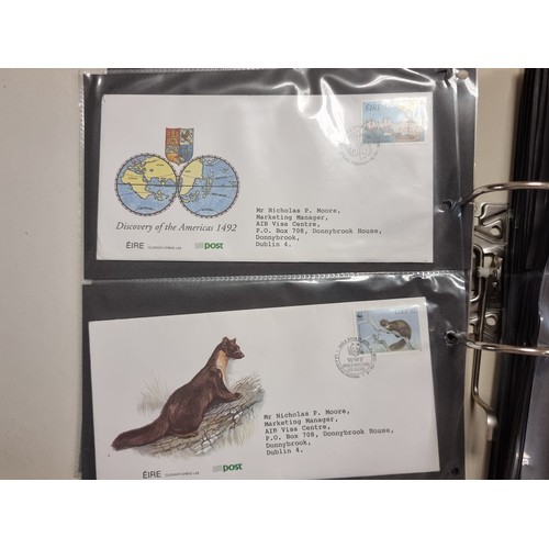 59 - A collection of 90 plus Irish first day covers, each set with various interesting Dublin addresses.