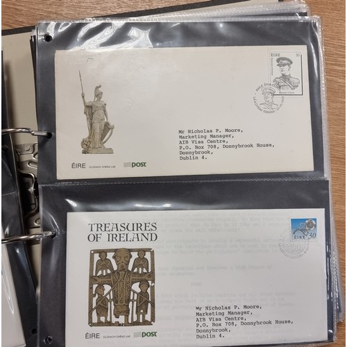 59 - A collection of 90 plus Irish first day covers, each set with various interesting Dublin addresses.