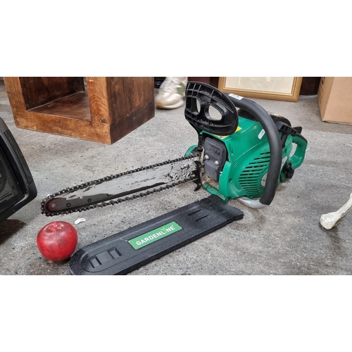 872 - A Gardenline 41cc Petrol Chainsaw with guard. With Internet comps €160 RRP