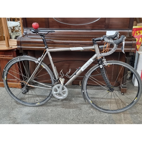 935 - Star Lot : A brilliant original Genesis TITANIUM Equilibrium road bike / bicycle with Ultegra group ... 