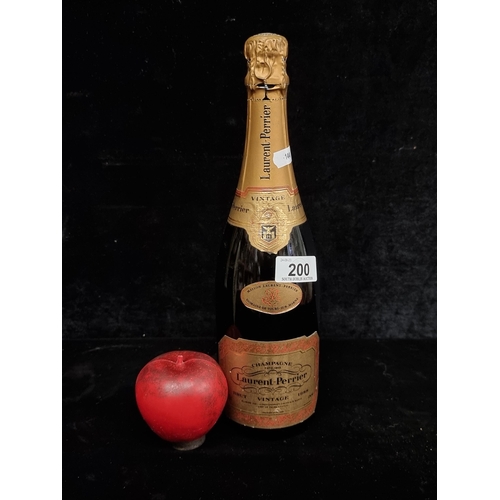 200 - A sealed 75cl bottle of vintage 1988 Laurent-Perrier champagne brut. RRP €120 at auction on www.idea... 