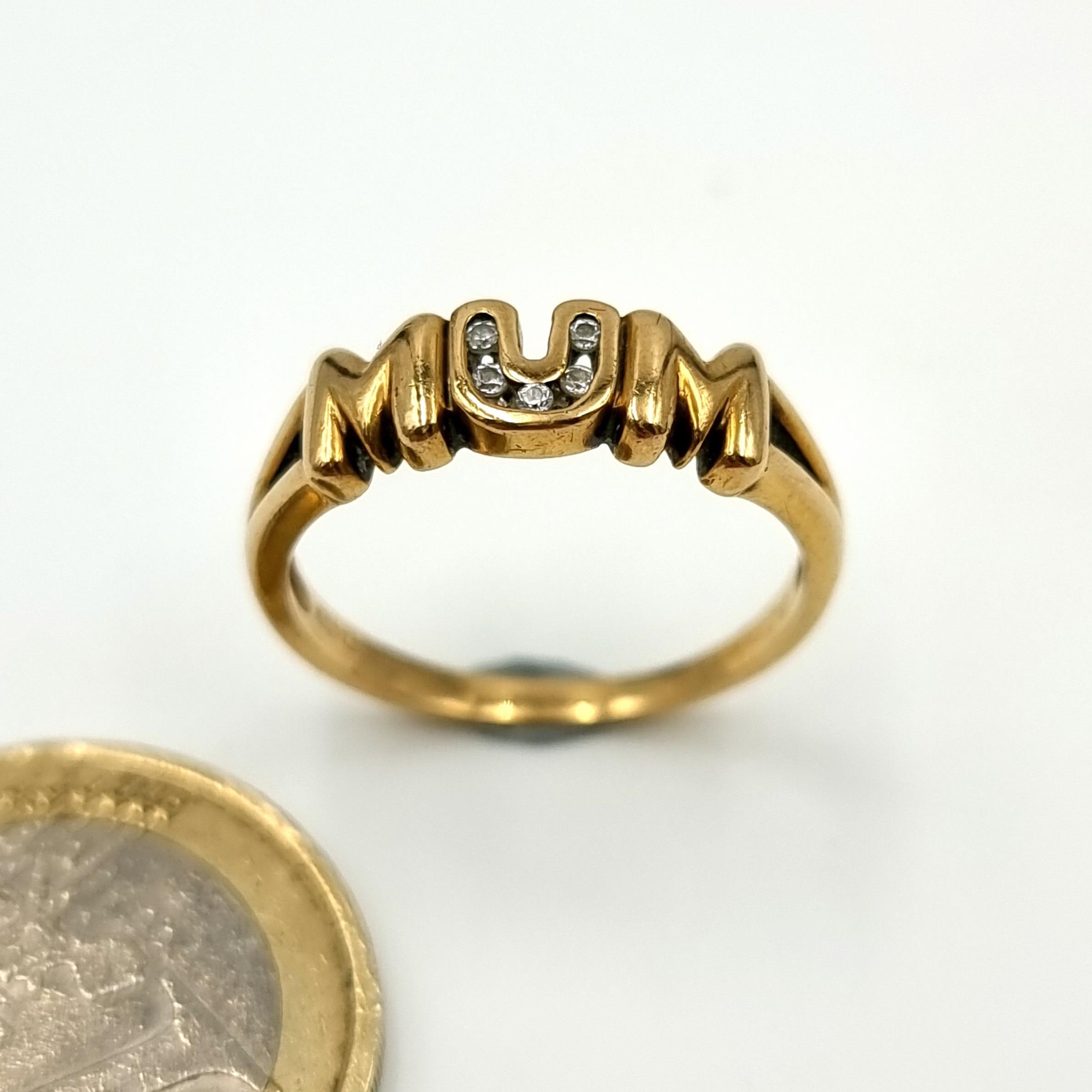 9 carat gold sale mum rings