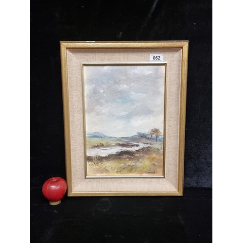 62 - Star Lot: An original Mary Breach (b.1953-) Irish postwar / contemporary oil on canvas board paintin... 