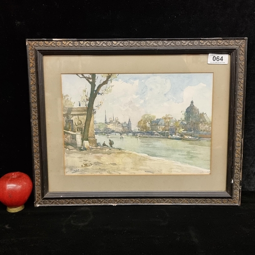 64 - A vintage Giclée print of a watercolour painting originally by Marc (Nicolas Markovitch) titled Steh... 