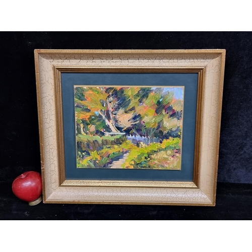 91 - Star Lot: An original Norman Teeling (b.1944) oil on board painting titled 