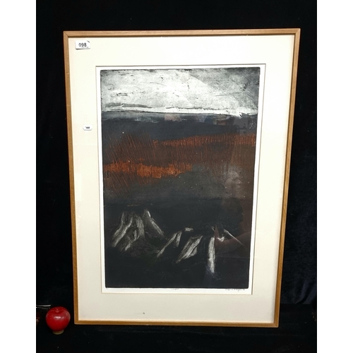 98 - Star Lot: A very large original Margaret McLoughlin (b.1963) limited edition (2/5) etching titled 