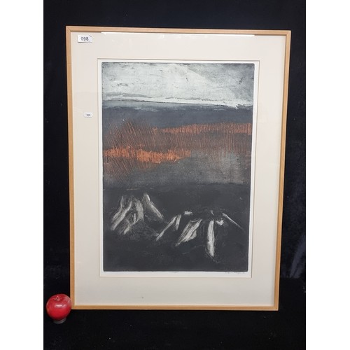 98 - Star Lot: A very large original Margaret McLoughlin (b.1963) limited edition (2/5) etching titled 